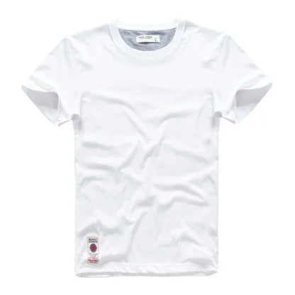 Men’s Classic Solid Cotton T-Shirt – Casual Basic O-Neck Tee – High-Quality Everyday Top &nbsp;