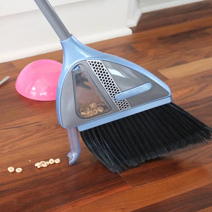 Smart Cordless Floor Sweeper – 2-in-1 Broom & Vacuum Cleaner with Dust Collection, Lazy Handheld Design for Effortless Cleaning