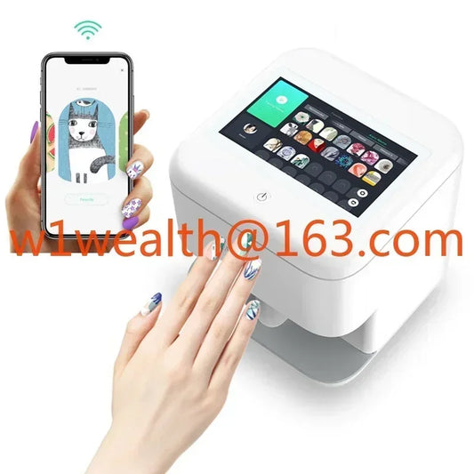 3D Smart Automatic Nail Art Printer – Compact Nail Painting & Printing Machine for Professional Manicures