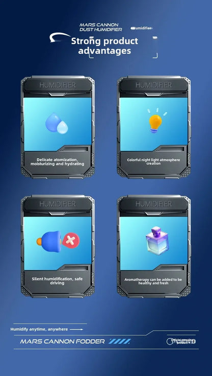 Mini USB Electric Air Humidifier 180ML with Aroma Diffuser, Essential Oil Purifier, and Aromatherapy Mist for Home and Bedroom