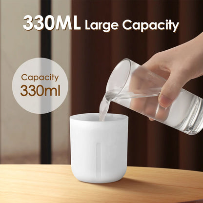 Mini USB Portable Air Humidifier with Aroma Diffuser, LED Cool Light, 330ml Mist Purifier for Room, Home, Car, and Plants