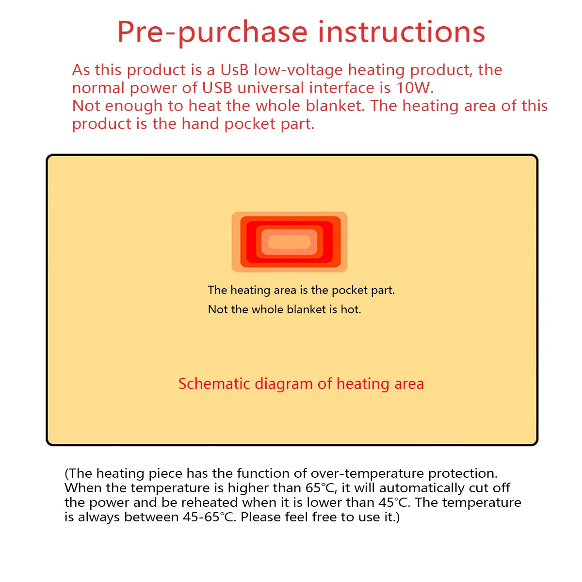 Single Battery-Powered USB Heated Blanket, Washable and Rechargeable Electric Throw for Family Use
