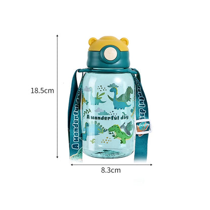 Children’s Sippy Cup with Straw and Handle – Portable Water Bottle for Kids