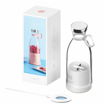 Portable Mini Electric Juicer Blender – USB Rechargeable Fruit Mixer & Multifunctional Smoothie Maker