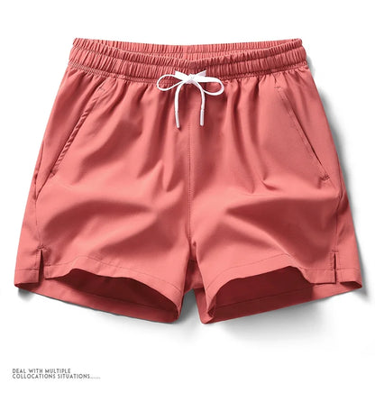 2024 Summer Trending 3-in-1 Sports Shorts – Unisex Running Pants with Zippered Pockets, Ideal for Couples