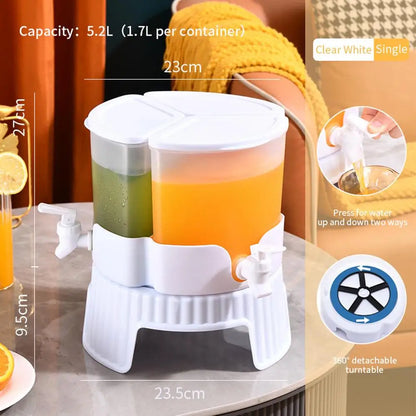 Leakproof Refrigerator Juice Dispenser Pitcher – Cold Drink Storage Jug for Water, Tea, and Beverages