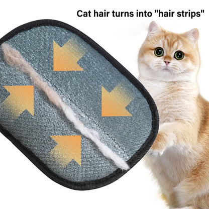 Pet Hair Remover Glove & Brush – Household Hair Cleaning Tool for Cats & Dogs, Lint Scraper for Furniture and Clothing