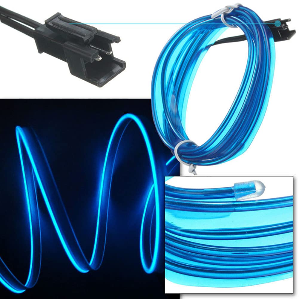 5M LED Car Interior Ambient Light Strip – Flexible Neon USB Decorative Wire for DIY Auto Styling &amp; Party Use