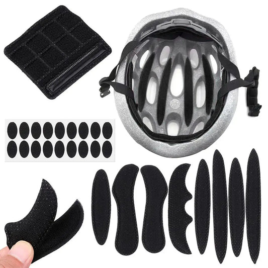 27-Piece Universal Foam Helmet Padding Kit – Sealed Sponge Replacement Pads for Motorcycle, Bicycle, and Outdoor Sports Helmets