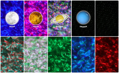 Star, Galaxy, Planet, projector, night light, 15-color Nebula, starry sky light, remote control music, atmosphere light