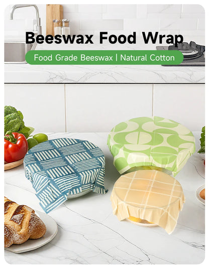 WEEDI Eco-Friendly Beeswax Food Wraps – Reusable, Plastic-Free Food Storage Alternative for Sustainable Living