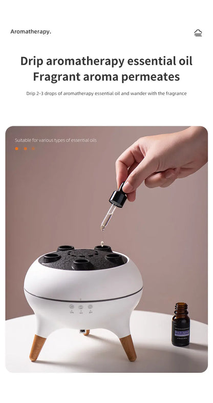 Creative Jellyfish-Shaped Ultrasonic Aroma Humidifier with Remote Control – Essential Oil Diffuser & Mist Maker