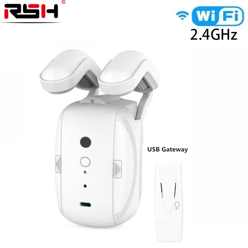 Smart WiFi/Bluetooth Curtain Opener – Automatic Electric Curtain Robot for Roman Rod & Track with Remote App Control