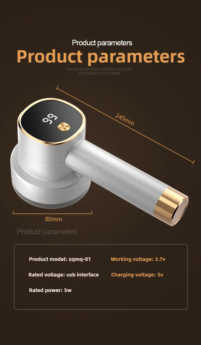 USB Rechargeable Electric Fabric Shaver – Portable Lint Remover for Sweaters, Clothes &amp; Furniture