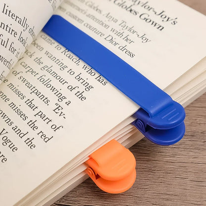 Colorful Automatic Page-Tracking Bookmarks Clip for Students, Women, and Office Use