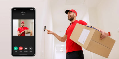 IMOU Video Doorbell 2S with Chime, Rechargeable 5000mAh Battery, Human Motion Detection, Two-Way Audio, Waterproof, Fully Wireless