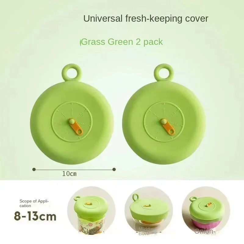 Reusable Silicone Stretch Lids – Flexible Food Covers for Bowls, Cups, Cans, and Containers &nbsp;