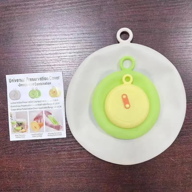 Reusable Silicone Stretch Lids – Flexible Food Covers for Bowls, Cups, Cans, and Containers &nbsp;