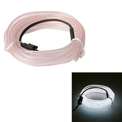 Flexible EL Neon LED Strip Light – USB Powered Car Interior Ambient Lamp (1M/2M/3M/5M)
