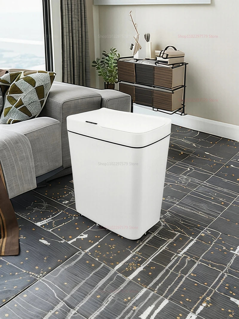 15L Smart Automatic Touchless Trash Bin – Waterproof Sensor-Activated Garbage Can for Kitchen, Bathroom, and Bedroom Waste Management