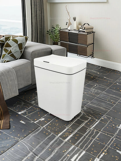 15L Smart Automatic Touchless Trash Bin – Waterproof Sensor-Activated Garbage Can for Kitchen, Bathroom, and Bedroom Waste Management