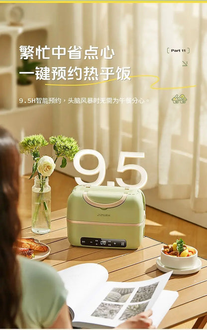 Portable Electric Lunch Box with Plug-in Heating and Heat Retention – Ideal for Office Workers' Hot Meals