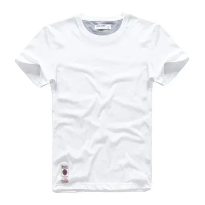 Men’s Cotton Short Sleeve T-Shirt – Casual O-Neck Basic Tee for Summer – Y2K Streetwear Style High-Quality Top &nbsp;
