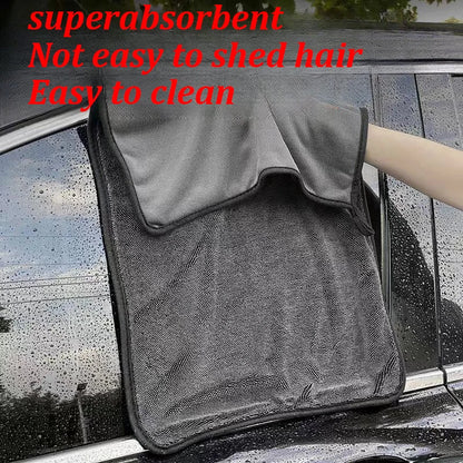 1–10Pcs Double-Sided Microfiber Car Cleaning Towels – Super Absorbent, Quick-Dry Cloths for Washing, Drying & Detailing