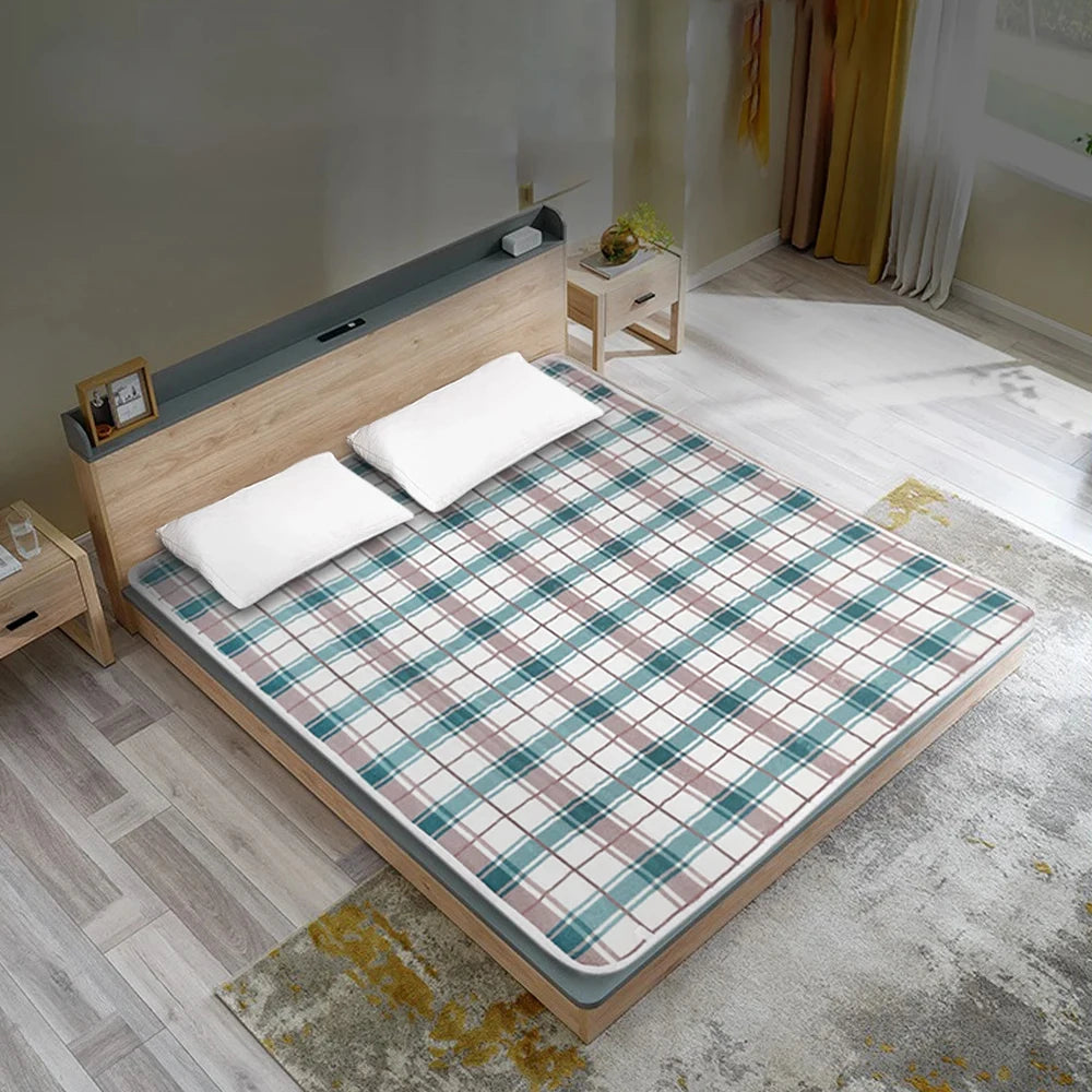 220V Electric Heating Blanket with Automatic Thermostat – Thickened Thermal Mattress Warmer for Room and Body Heating