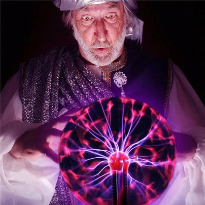 3/4/5/6 Inch Plasma Globe Lamp – LED Touch-Sensitive Magic Ball Night Light for Bedroom Decoration &amp; Kids Gifts &nbsp;