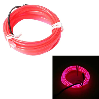 Flexible EL Neon LED Strip Light – USB Powered Car Interior Ambient Lamp (1M/2M/3M/5M)