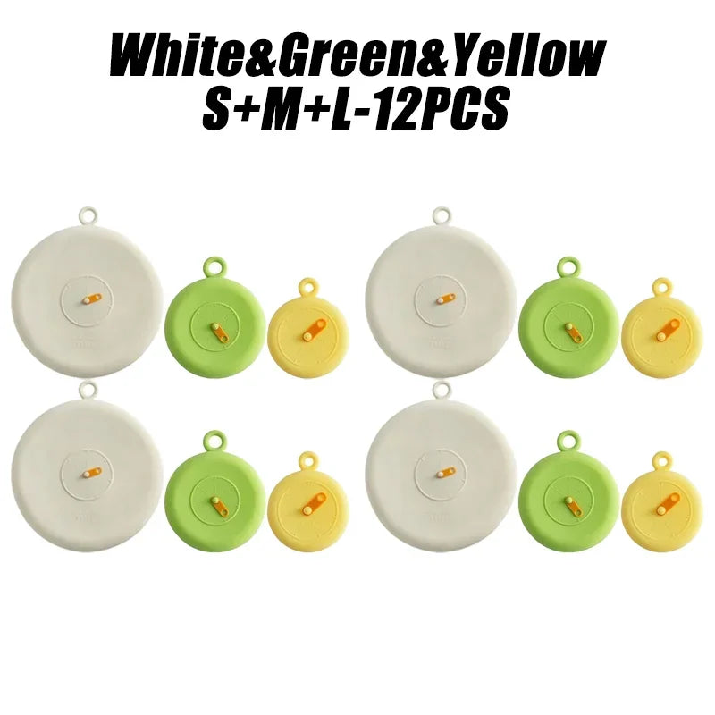 Reusable Silicone Stretch Lids – Flexible Food Covers for Bowls, Cups, Cans, and Containers &nbsp;