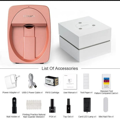 Y Smart Nail Art Printer – Portable Mini Automatic Nail Painting Machine for Professional Nail Design