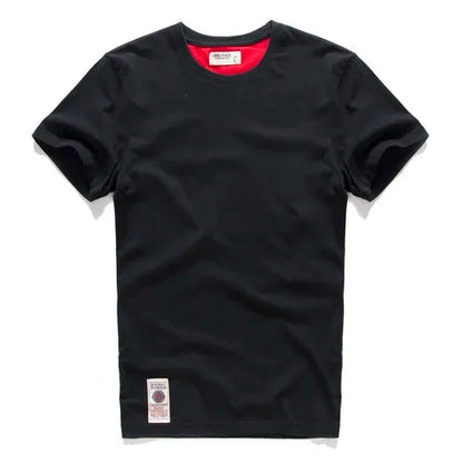 Men’s Classic Solid Cotton T-Shirt – Casual Basic O-Neck Tee – High-Quality Everyday Top &nbsp;