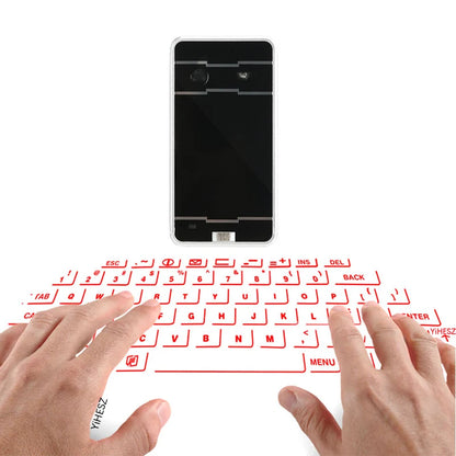 Portable Bluetooth Virtual Laser Keyboard with Mouse Function – Wireless Projection Keyboard for Phones, Tablets, Laptops & PCs