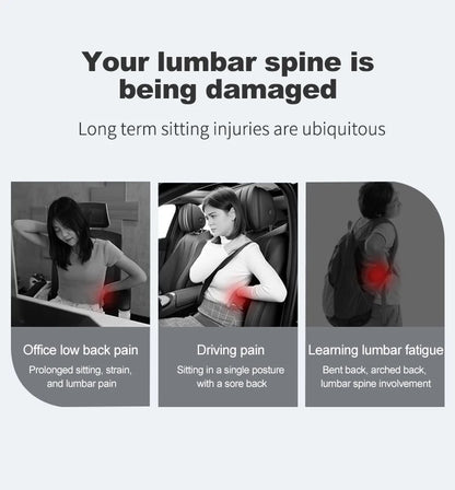 Universal Memory Foam Neck & Lumbar Support Cushion – Ergonomic Car Seat Pillow for Comfort & Posture