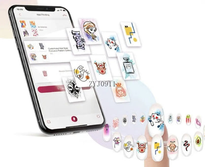 Y Smart Nail Art Printer – Portable Mini Automatic Nail Painting Machine for Professional Nail Design