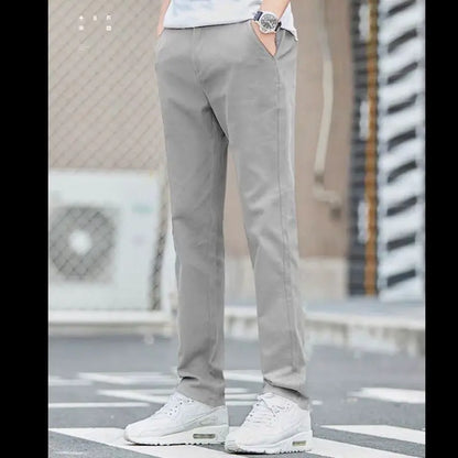 Men's Spring Loose-Fit Cotton Work Trousers – Durable Outdoor Straight-Leg Casual Business Pants &nbsp;