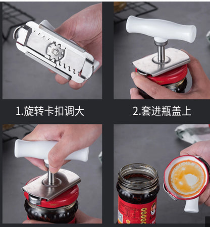 Automatic Electric Can and Jar Opener – Hands-Free Tin Opening Tool for Kitchen Use