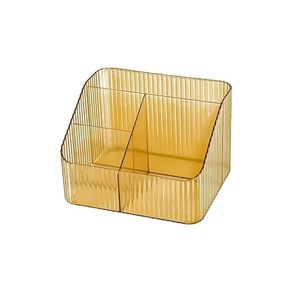 Desktop Cosmetic Organizer – Storage Box for Lipstick, Nail Polish, Jewelry, Brushes & Skincare Essentials