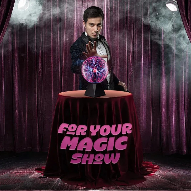 3/4/5/6 Inch Plasma Globe Lamp – LED Touch-Sensitive Magic Ball Night Light for Bedroom Decoration &amp; Kids Gifts &nbsp;