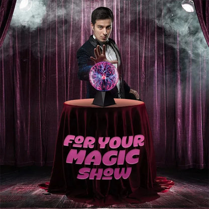 3/4/5/6 Inch Plasma Globe Lamp – LED Touch-Sensitive Magic Ball Night Light for Bedroom Decoration &amp; Kids Gifts &nbsp;