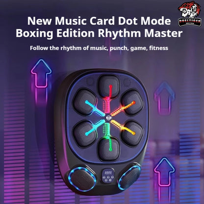Bluetooth Smart Music Boxing Wall Target – Electronic Hook Punch Trainer for Adults, Wall-Mounted Home Gym Equipment