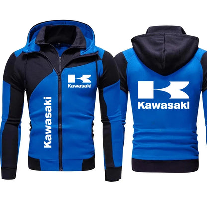 Kawasaki Racing Team Men’s Zip-Up Hoodie Spring/Autumn 2024 Fashion Sweatshirt & Women’s Sport Jacket Coats