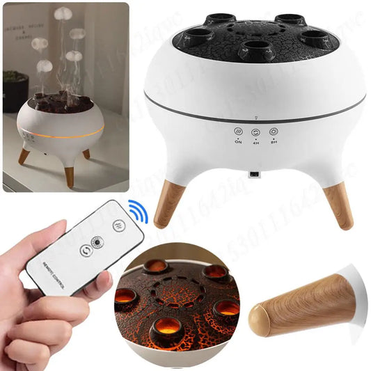 Color-Changing Jellyfish-Themed Air Humidifier & Aromatherapy Diffuser with LED Night Light – Ideal for Home, Bedroom, or Office