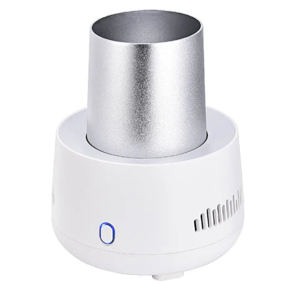 USB Mini Beverage Cooler Cup – Fast Cooling Mug for Soda, Beer, Water & Cans – Portable Drink Chiller for Car & Home Use