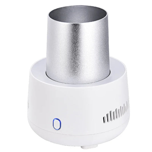 USB Mini Beverage Cooler Cup – Fast Cooling Mug for Soda, Beer, Water & Cans – Portable Drink Chiller for Car & Home Use