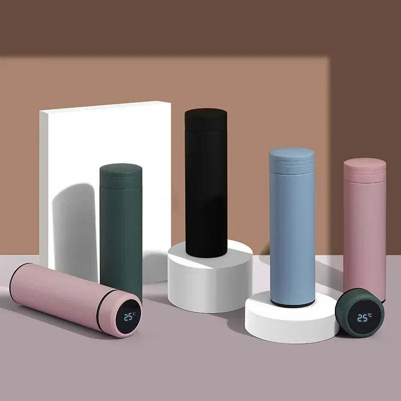 500ml Smart Thermos Bottle with LED Temperature Display – Stainless Steel Vacuum Flask, Leakproof Travel Mug for Coffee, Tea, or Milk