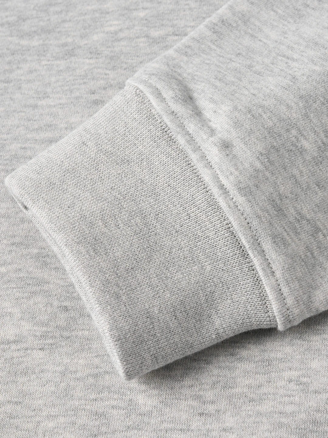 SIMWOOD 2025 Oversized 340gsm Brushed Fleece Sweatshirt – Embroidered Heavy-weight Pullover for Men