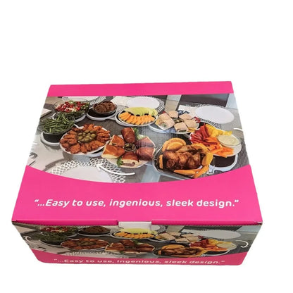 360° Rotating Kitchen & Dining Table Turntable – Heat-Resistant Lazy Susan for Rectangular Tables & Countertops